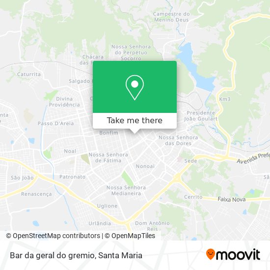 Bar da geral do gremio map