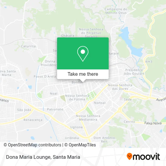 Dona Maria Lounge map