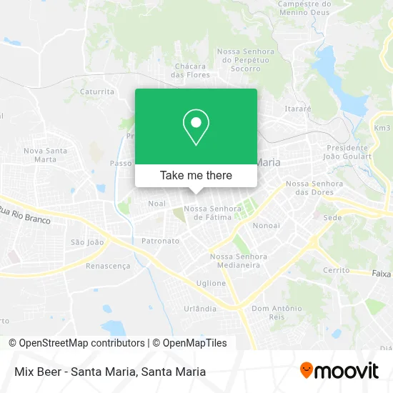 Mix Beer - Santa Maria map