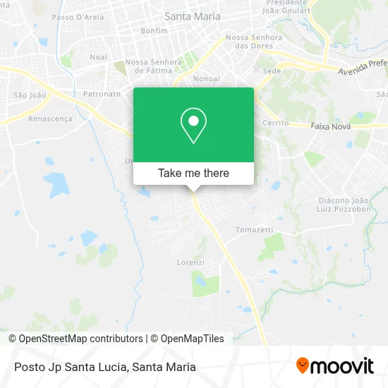 Posto Jp Santa Lucia map