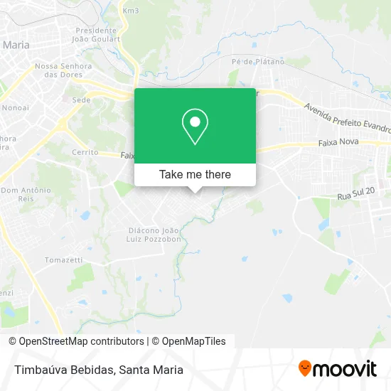 Timbaúva Bebidas map