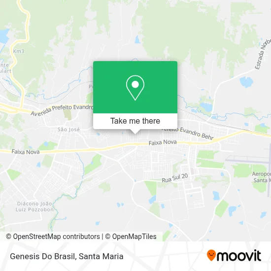 Genesis Do Brasil map