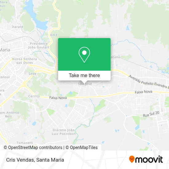 Cris Vendas map