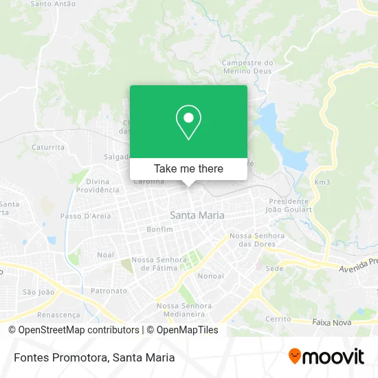 Fontes Promotora map