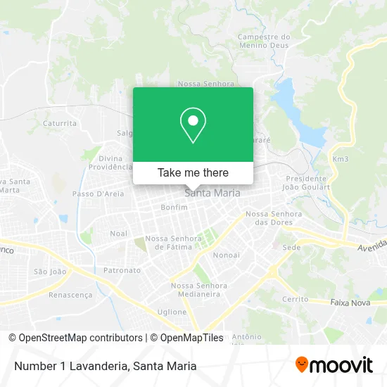Number 1 Lavanderia map