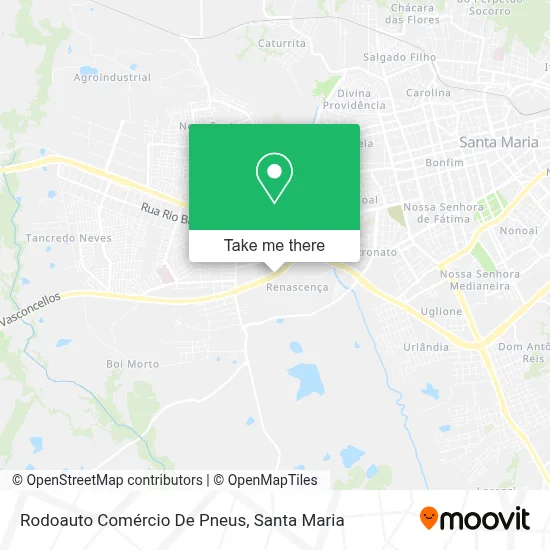 Rodoauto Comércio De Pneus map