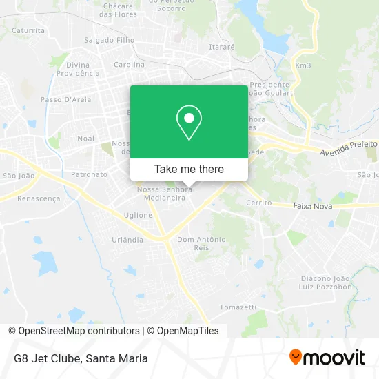 G8 Jet Clube map