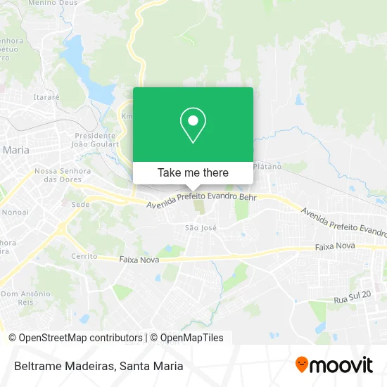 Beltrame Madeiras map