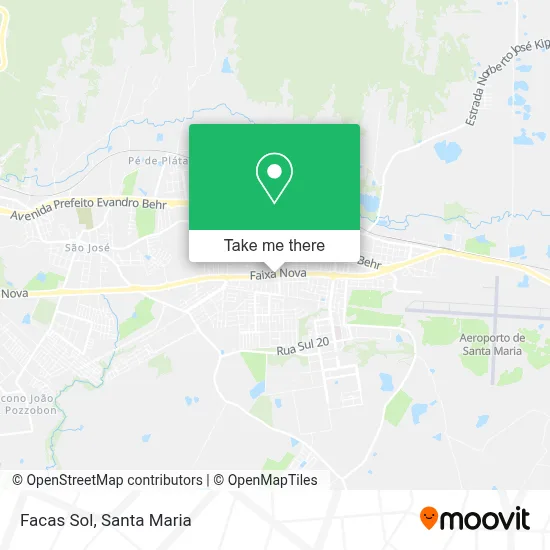 Facas Sol map