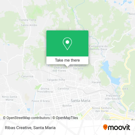 Ribas Creative map