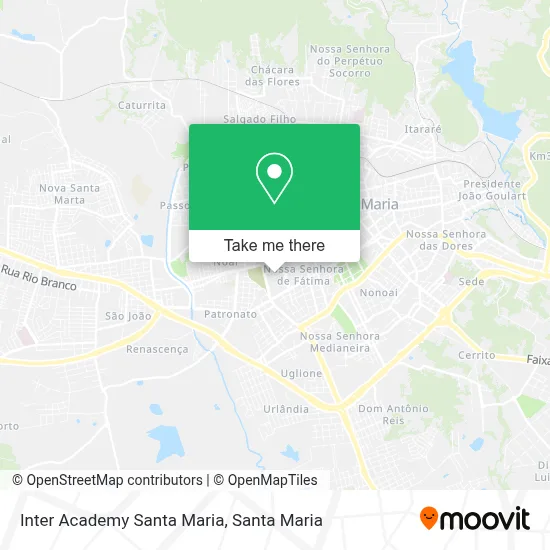 Inter Academy Santa Maria map