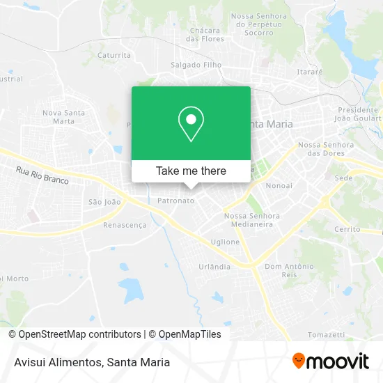 Avisui Alimentos map