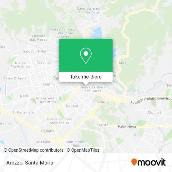 Arezzo map