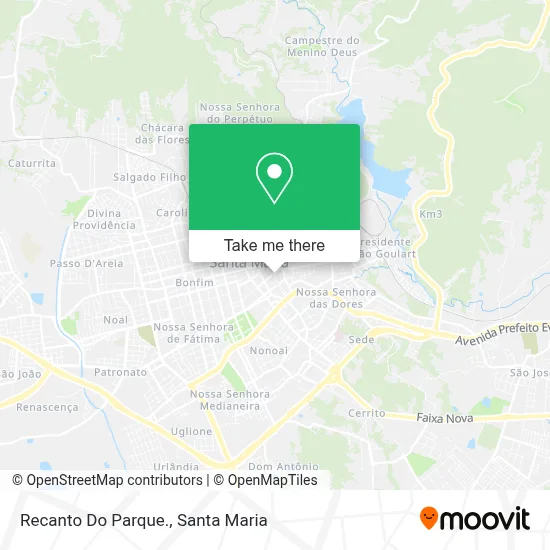 Recanto Do Parque. map