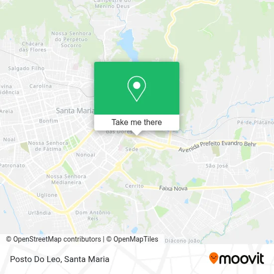 Posto Do Leo map