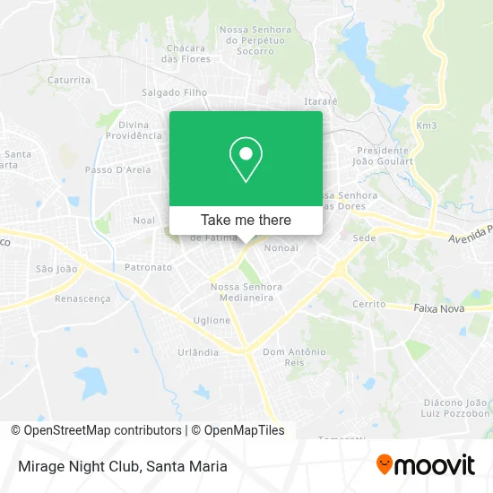 Mirage Night Club map