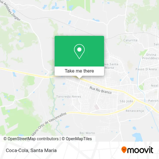 Coca-Cola map