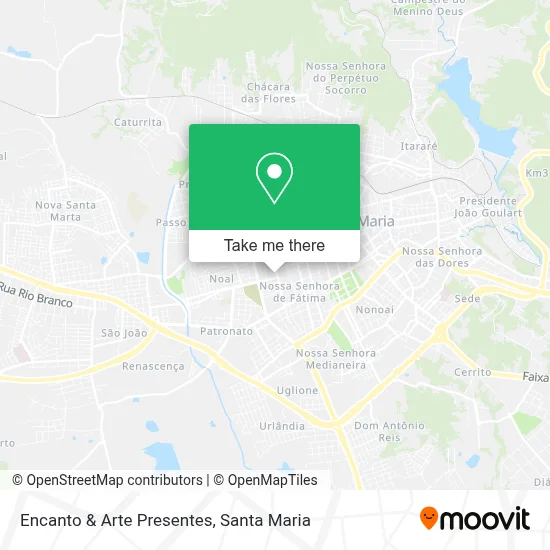 Encanto & Arte Presentes map