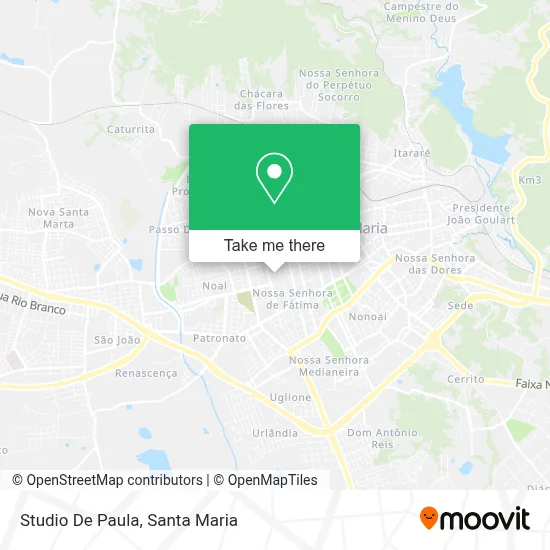 Studio De Paula map