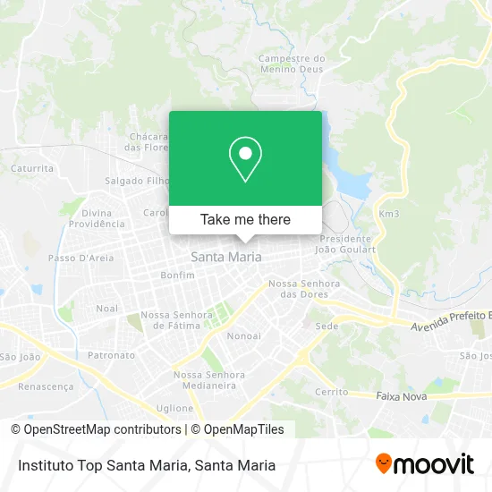Instituto Top Santa Maria map