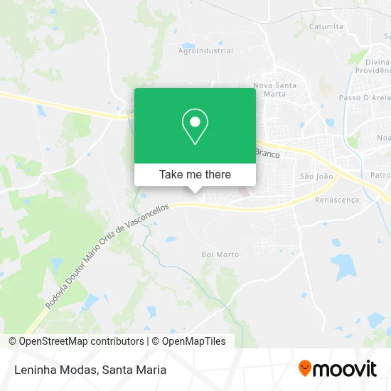 Leninha Modas map
