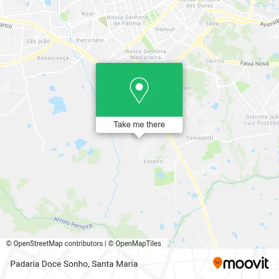 Padaria Doce Sonho map
