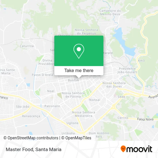 Master Food map