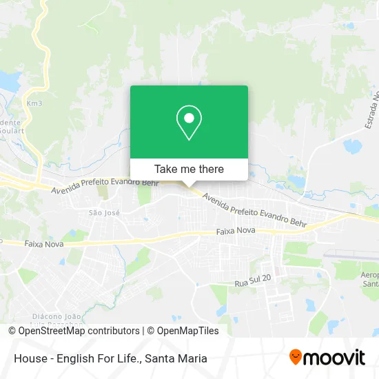 House - English For Life. map