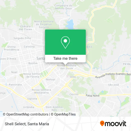 Shell Select map