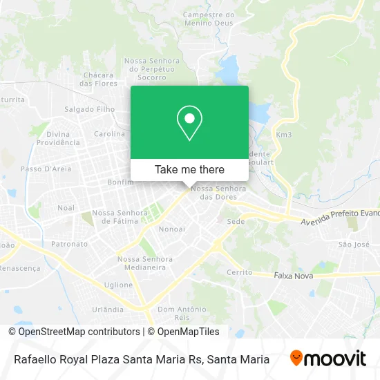 Rafaello Royal Plaza Santa Maria Rs map