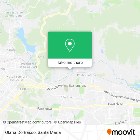 Olaria Do Basso map