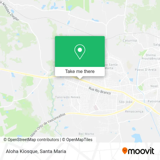 Aloha Kiosque map