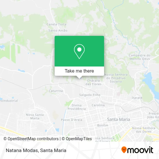 Natana Modas map