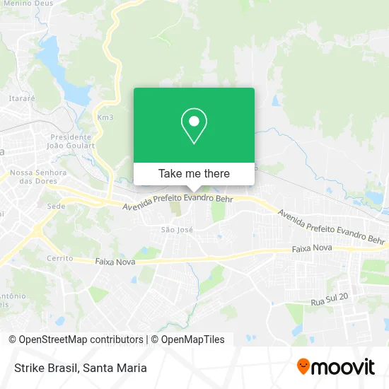 Strike Brasil map