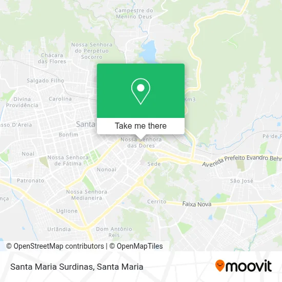 Santa Maria Surdinas map