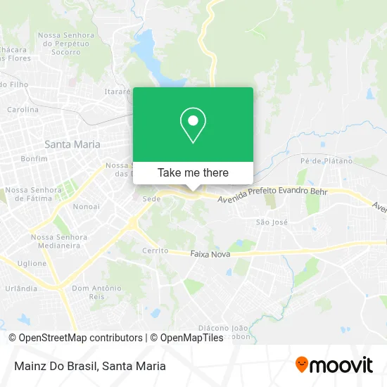 Mainz Do Brasil map