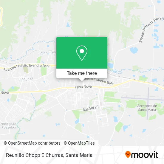 Reunião Chopp E Churras map
