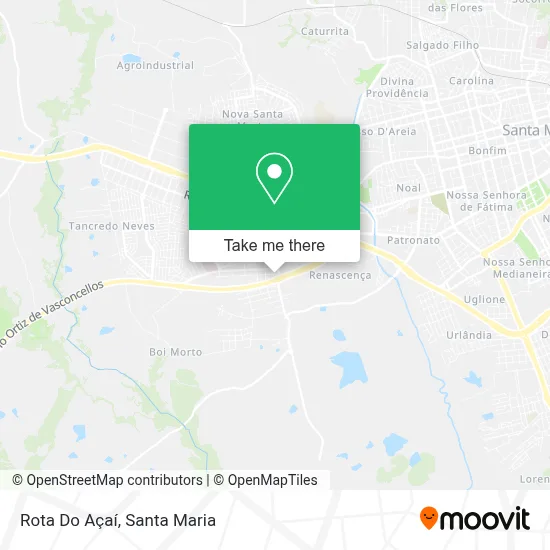 Rota Do Açaí map