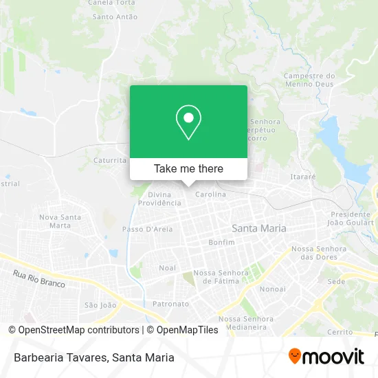 Barbearia Tavares map