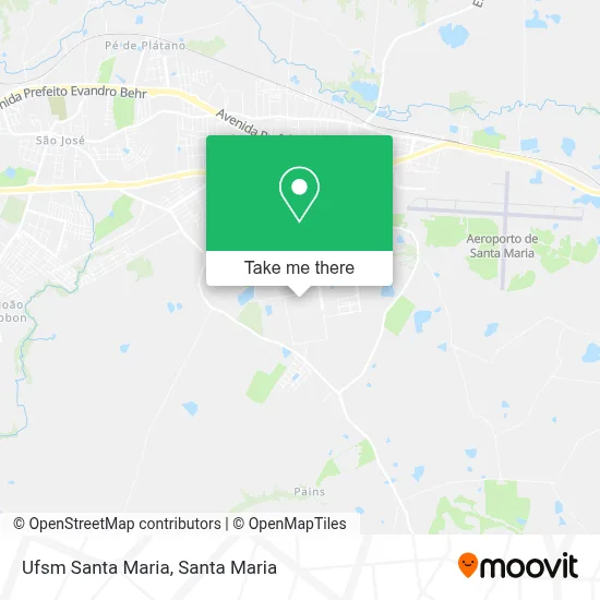 Ufsm Santa Maria map