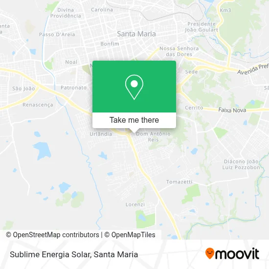 Sublime Energia Solar map