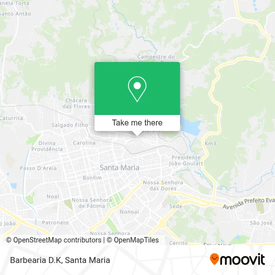 Barbearia D.K map