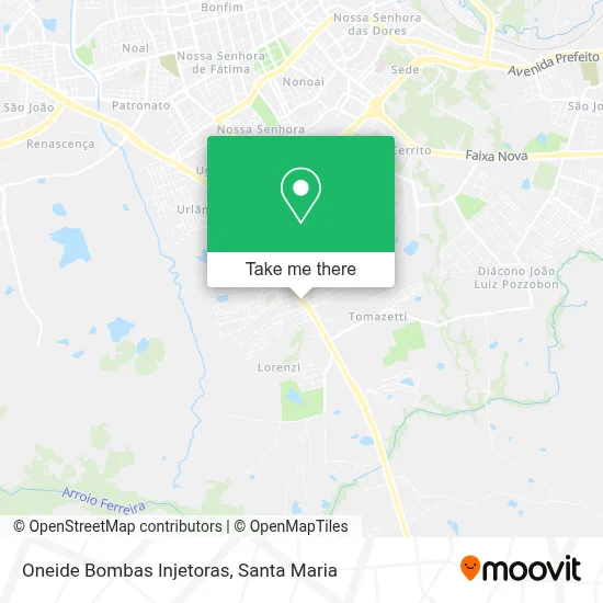 Oneide Bombas Injetoras map