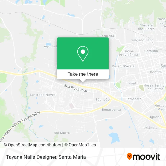 Tayane Nails Designer map