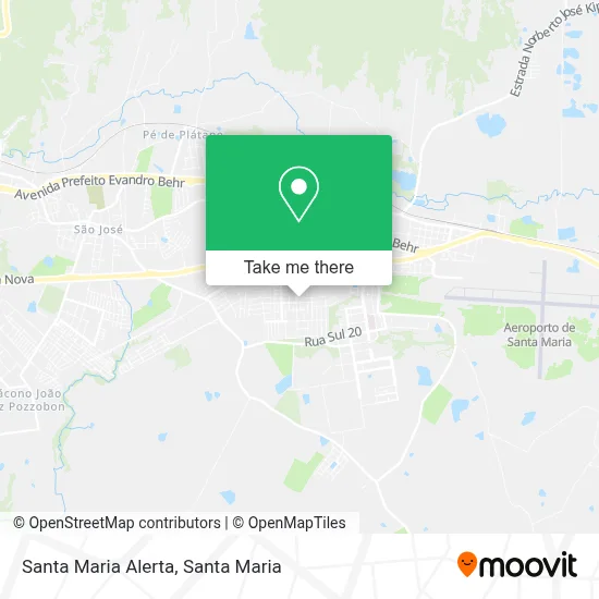 Santa Maria Alerta map