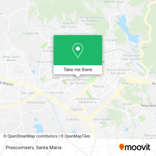 Prescomserv map