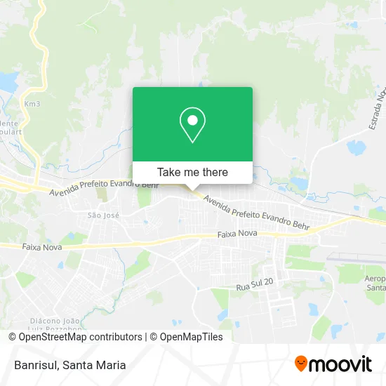 Banrisul map