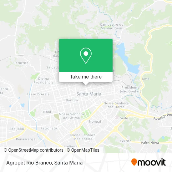 Agropet Rio Branco map