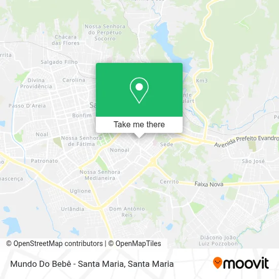 Mundo Do Bebê - Santa Maria map