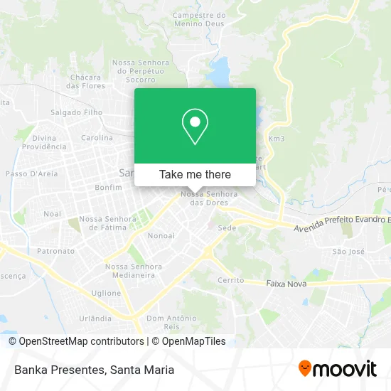 Banka Presentes map